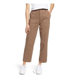 BP High Wasted Straight Leg Stretch Twill Ankle Pants - Nordstrom